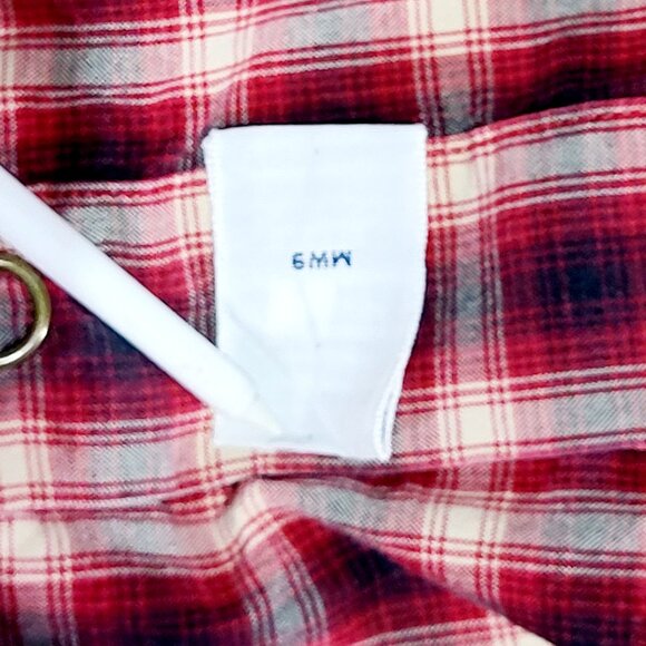 Polo Ralph Lauren Classic Western Pearl Snap Btn Shirt Men L Red Tartan Plaid - Picture 5 of 12